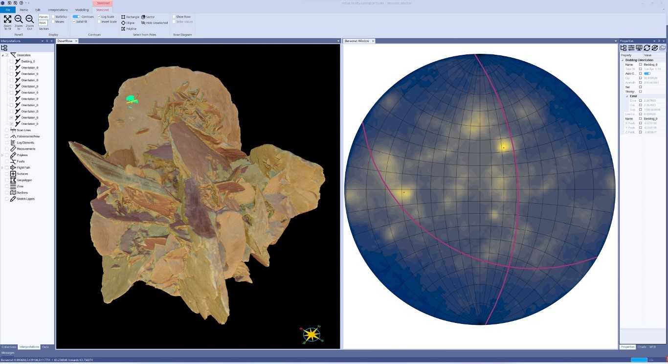Digital model of a desert rose